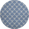 Dalyn The Reserve TR9 Navy Machine Washable Area Rug Round Main Image
