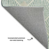 Dalyn The Reserve TR9 Seafoam Machine Washable Area Rug Backing Image