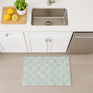 Dalyn The Reserve TR9 Seafoam Machine Washable Area Rug Scatter Lifestyle Image Feature
