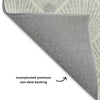 Dalyn The Reserve TR9 Silver Machine Washable Area Rug Backing Image