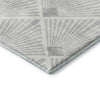 Dalyn The Reserve TR9 Silver Machine Washable Area Rug Corner Image
