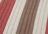 Colonial Mills Stripe It TR99 Terracotta Area Rug Closeup Image