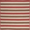 Colonial Mills Stripe It TR99 Terracotta Area Rug Square MAin Image