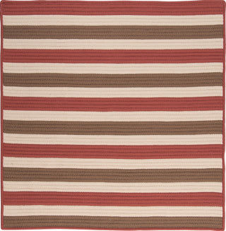 Colonial Mills Stripe It TR99 Terracotta Area Rug Square MAin Image