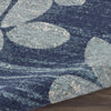Tranquil TRA01 Navy/Light Blue Area Rug by Nourison Corner Image