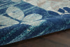 Tranquil TRA01 Navy/Light Blue Area Rug by Nourison Corner Image