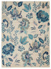 Tranquil TRA02 Ivory/Light Blue Area Rug by Nourison Main Image