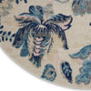 Tranquil TRA02 Ivory/Light Blue Area Rug by Nourison Texture Image