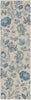 Tranquil TRA02 Ivory/Light Blue Area Rug by Nourison Main Image