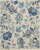 Tranquil TRA02 Ivory/Light Blue Area Rug by Nourison main image