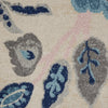 Tranquil TRA02 Ivory/Light Blue Area Rug by Nourison Swatch Image