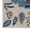 Tranquil TRA02 Ivory/Light Blue Area Rug by Nourison Texture Image