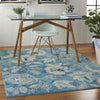 Tranquil TRA02 Turquoise Area Rug by Nourison Room Image Feature