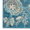 Tranquil TRA02 Turquoise Area Rug by Nourison Texture Image