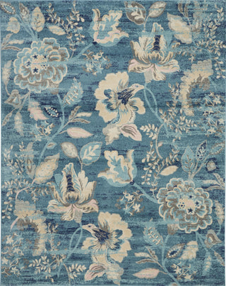 Tranquil TRA02 Turquoise Area Rug by Nourison Main Image