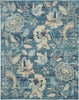 Tranquil TRA02 Turquoise Area Rug by Nourison main image