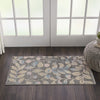 Tranquil TRA03 Grey/Beige Area Rug by Nourison Corner Image