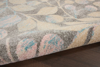 Tranquil TRA03 Grey/Beige Area Rug by Nourison Corner Image