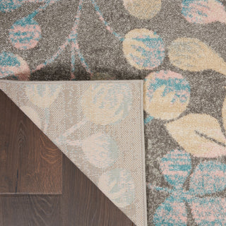 Tranquil TRA03 Grey/Beige Area Rug by Nourison Corner Image