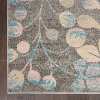 Tranquil TRA03 Grey/Beige Area Rug by Nourison Detail Image