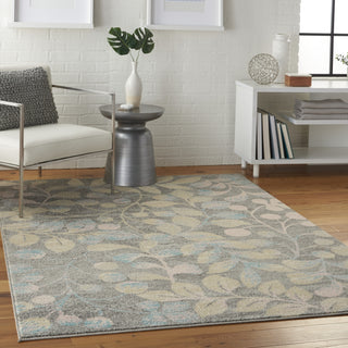 Tranquil TRA03 Grey/Beige Area Rug by Nourison Room Image Feature