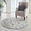 Tranquil TRA03 Grey/Beige Area Rug by Nourison Room Image Feature