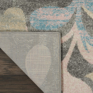 Tranquil TRA03 Grey/Beige Area Rug by Nourison Corner Image