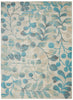 Tranquil TRA03 Ivory/Turquoise Area Rug by Nourison Main Image