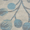 Tranquil TRA03 Ivory/Turquoise Area Rug by Nourison Swatch Image
