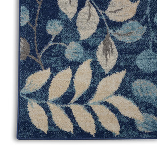 Tranquil TRA03 Navy Area Rug by Nourison Texture Image