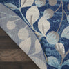 Tranquil TRA03 Navy Area Rug by Nourison Corner Image