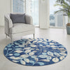 Tranquil TRA03 Navy Area Rug by Nourison Room Image Feature