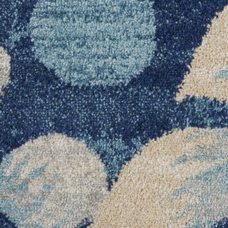 Tranquil TRA03 Navy Area Rug by Nourison Swatch Image