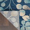 Tranquil TRA03 Navy Area Rug by Nourison Corner Image