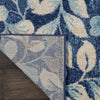Tranquil TRA03 Navy Area Rug by Nourison Corner Image