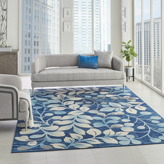 Tranquil TRA03 Navy Area Rug by Nourison Room Image Feature