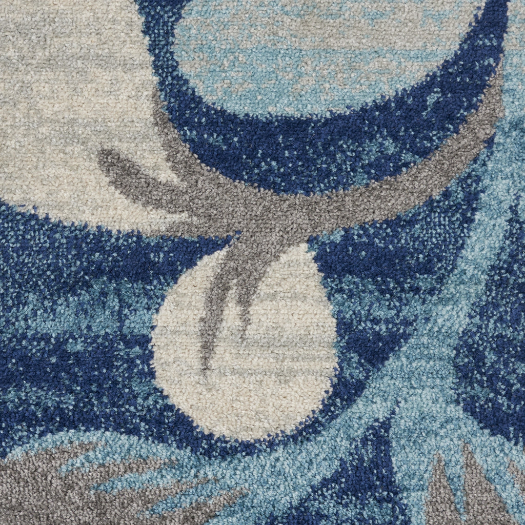Tranquil TRA03 Navy Area Rug by Nourison main image