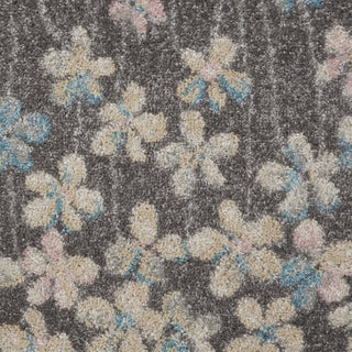 Tranquil TRA04 Grey/Beige Area Rug by Nourison Swatch Image