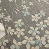 Tranquil TRA04 Grey/Beige Area Rug by Nourison Corner Image