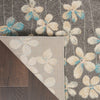 Tranquil TRA04 Grey/Beige Area Rug by Nourison Corner Image