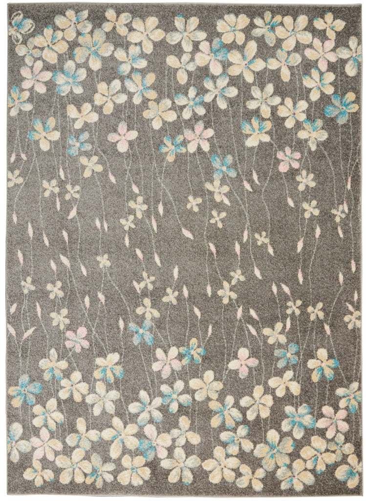 Tranquil TRA04 Grey/Beige Area Rug by Nourison main image