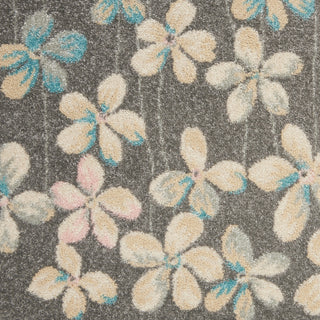 Tranquil TRA04 Grey/Beige Area Rug by Nourison Swatch Image