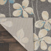 Tranquil TRA04 Grey/Beige Area Rug by Nourison Corner Image