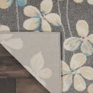 Tranquil TRA04 Grey/Beige Area Rug by Nourison Corner Image