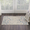 Tranquil TRA04 Ivory Area Rug by Nourison Corner Image