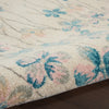 Tranquil TRA04 Ivory Area Rug by Nourison Corner Image