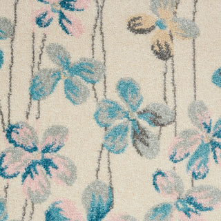 Tranquil TRA04 Ivory Area Rug by Nourison Swatch Image