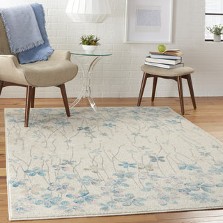Tranquil TRA04 Ivory Area Rug by Nourison Room Image Feature