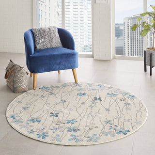 Tranquil TRA04 Ivory Area Rug by Nourison Room Image Feature