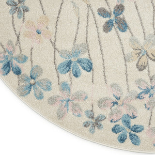 Tranquil TRA04 Ivory Area Rug by Nourison Texture Image